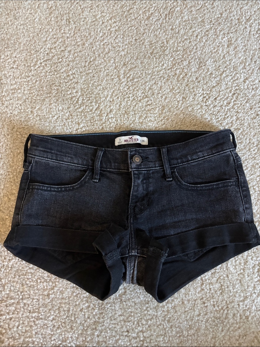 Vintage Y2k Hollister black shorts